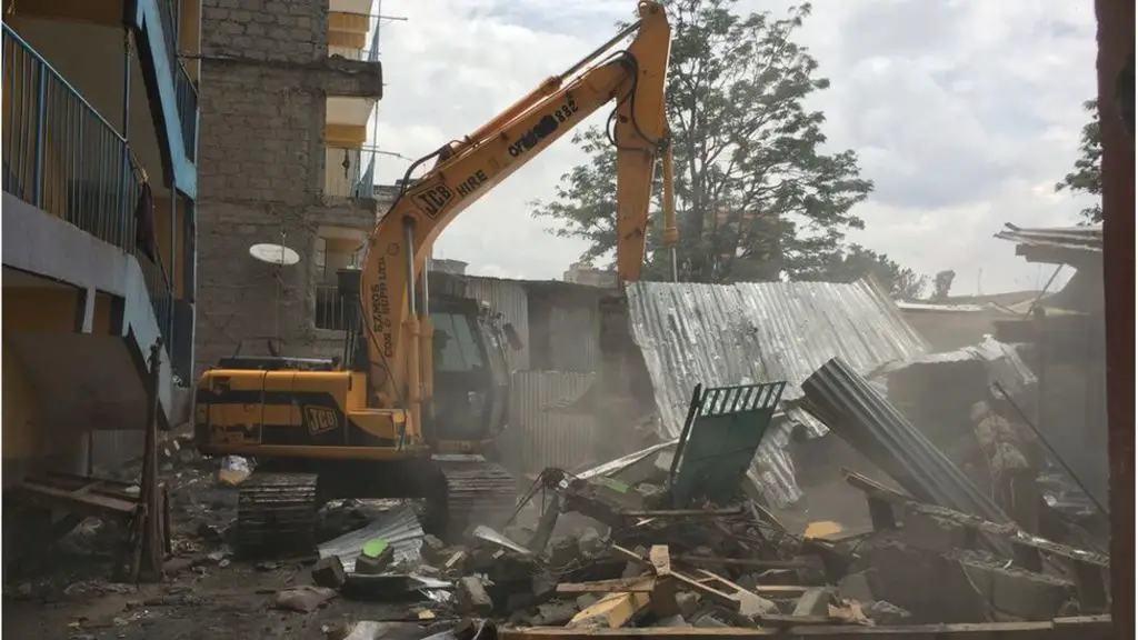 Image result for demolition in nairobi
