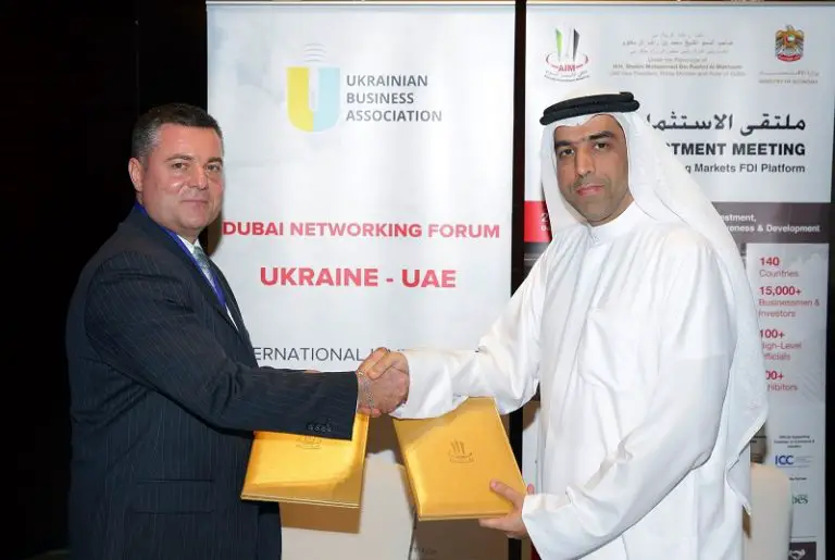 Ucrânia terá grande participação na Reunião Anual de Investimentos (AIM) em Dubai
