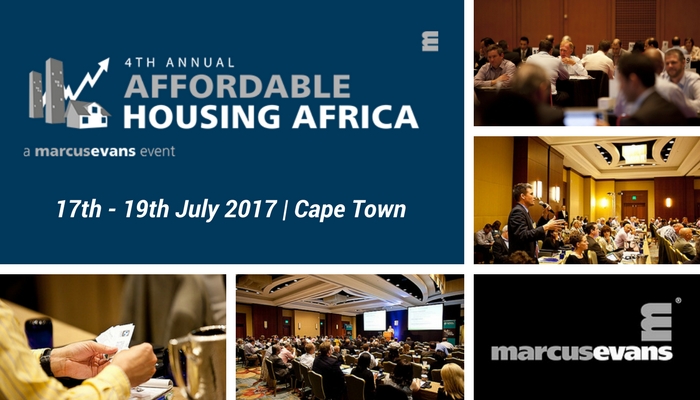 4th Annual Affordable Housing Africa | 17th – 19th July 2017 | Cape Town, South Africa