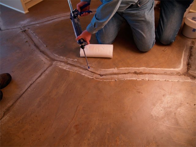 如何修复抛光混凝土地板