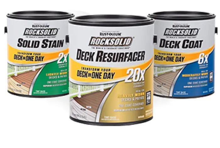 Rust-Oleum to roll out a new line of deck coatings