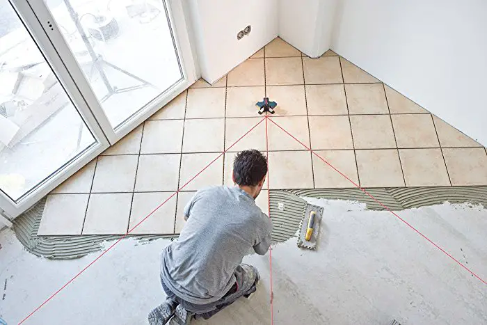 Bosch floor surface laser for even floors