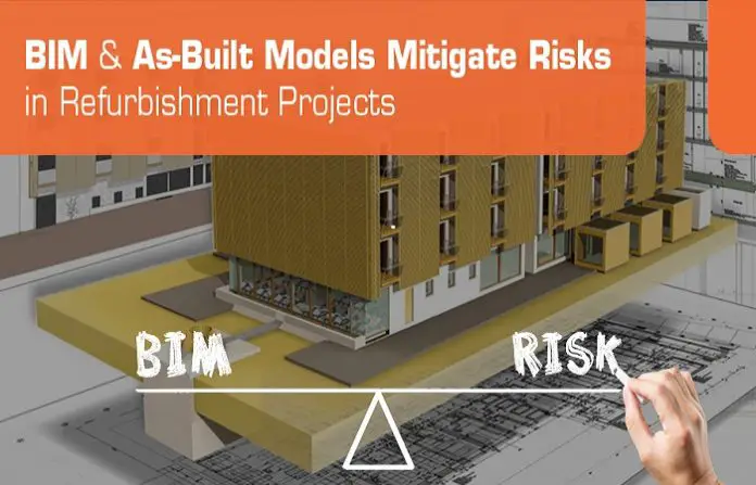 BIM और As- निर्मित मॉडल नवीकरण परियोजनाओं में जोखिम को कम करता है