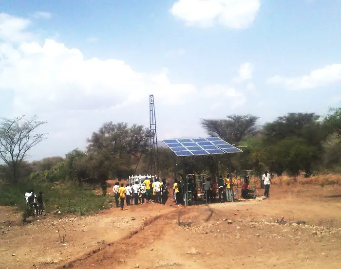 Davis & Shirtliff installs 3120Wp Solar Generator hybrid system in Turkana