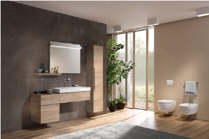 Design meets function; Bathroom series now adorned with the Geberit logo