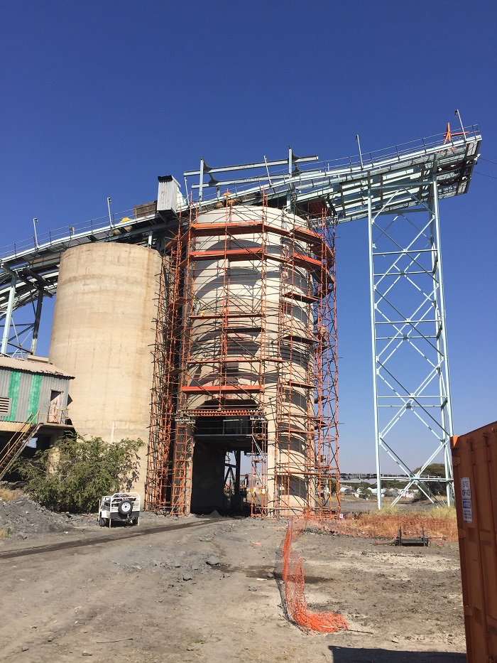 Sika strengthens Dishaba Silos