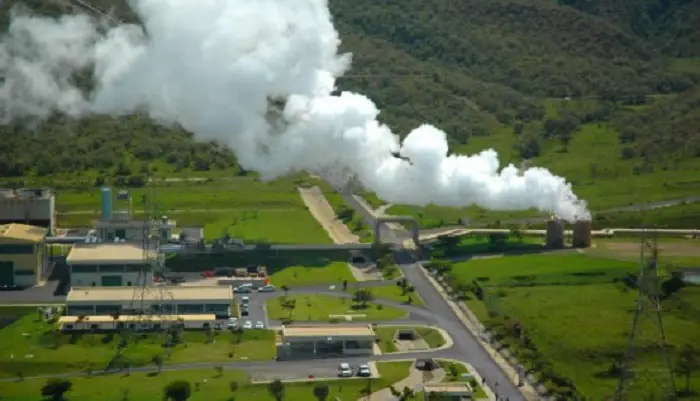 Menengai geothermal complex in Nakuru, Kenya, the countrys second largest