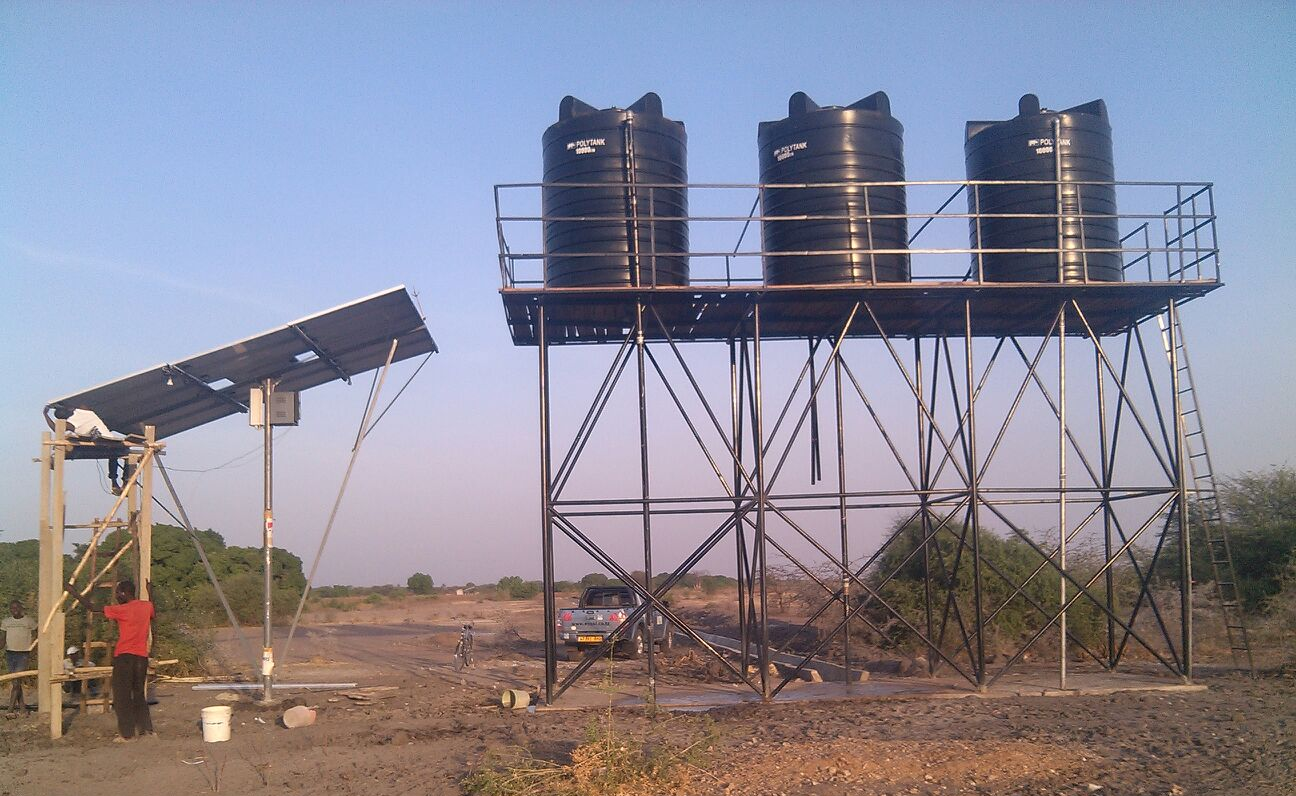 Solare Wasserversorgung