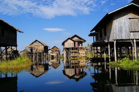 Houses on stilts