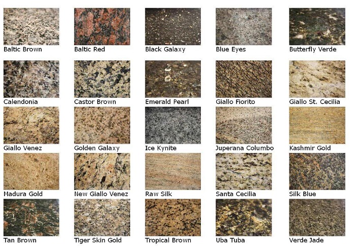 3 Types Of Granite Counter Tops