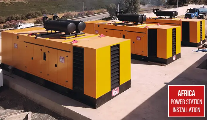 Diesel generators as a form of back-up power for Africa