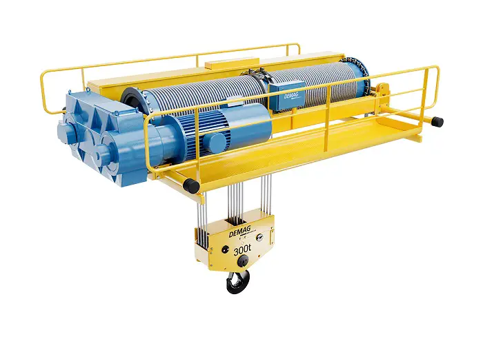Demag’s high capacity winch cranes: fast, safe and reliable