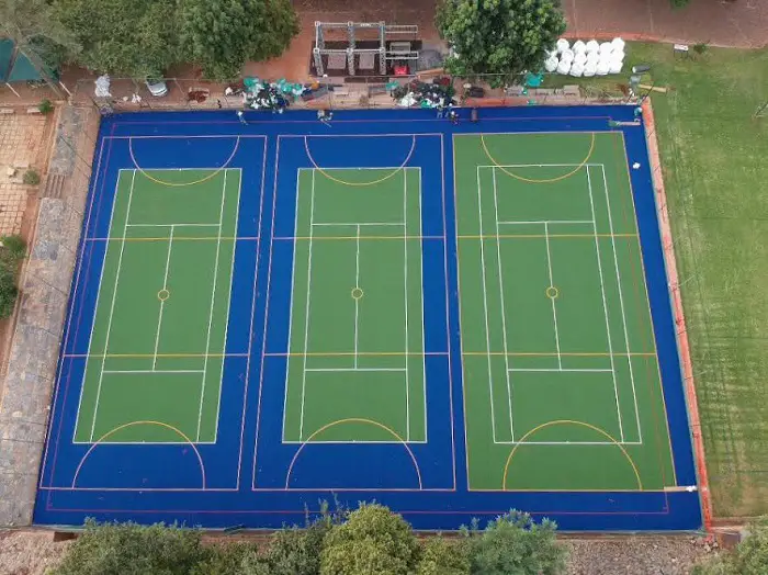 Turftech multi-use sports’ facility enhances school in South Africa