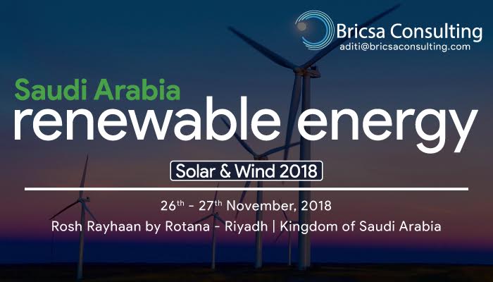 Saudi Arabia Renewable Energy Solar & Wind 2018