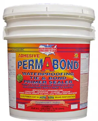 EnergyZone的PERMABOND™防水和粘结透明屋顶底漆密封剂