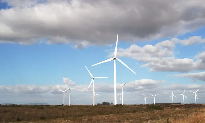 Electrical distribution network starts on Perdekraal East Wind Farm in South Africa