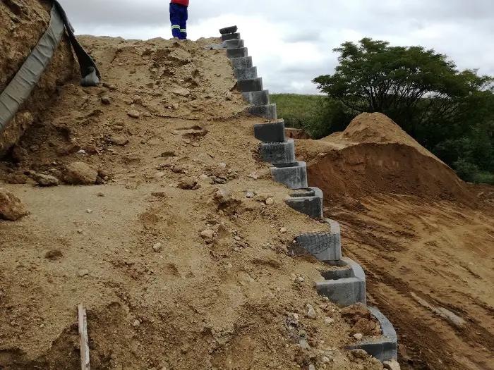 Kaytech Provides Reinforcement for CRB Wall in South Africa