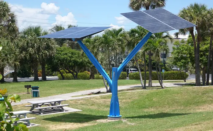 Bia Renewables présente un nouveau panneau solaire; l'arbre solaire