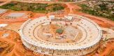 Construction works at Olembe Stadium in Cameroon nears completion