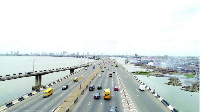 Third Mainland Bridge in Nigeria