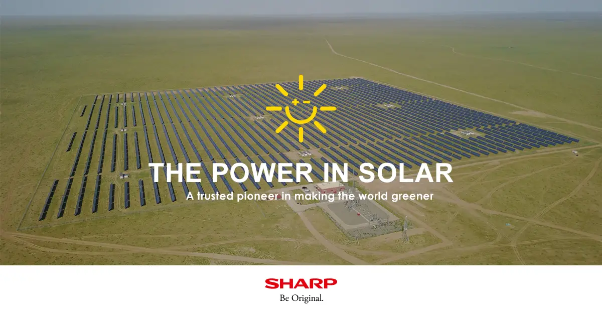 Sharp Corporation envisage le secteur de l'énergie solaire en Afrique