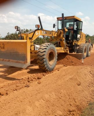 Road construction in Nigeria