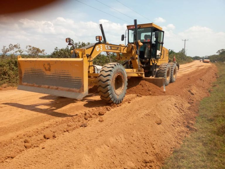 Road construction in Nigeria