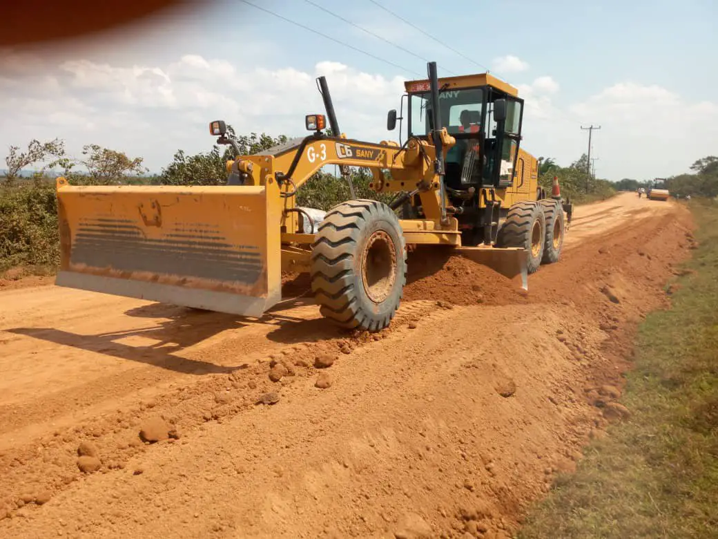Road construction in Nigeria