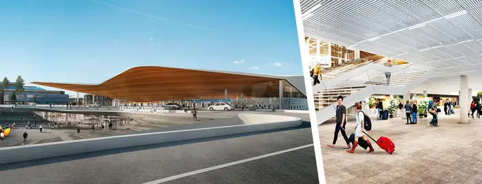 DELTABEAM® de Peikko elegido para la expansión de la Terminal 2 del aeropuerto de Helsinki