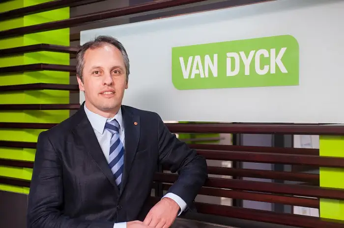 Van Dyck Floors range rubber stamped by GreenTag