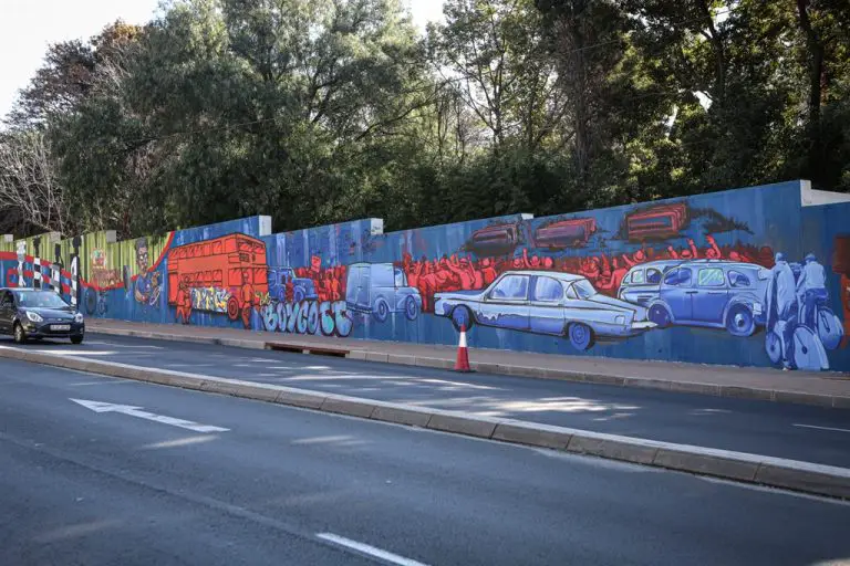 Johannesburg unveils the completed S-bend wall mural project