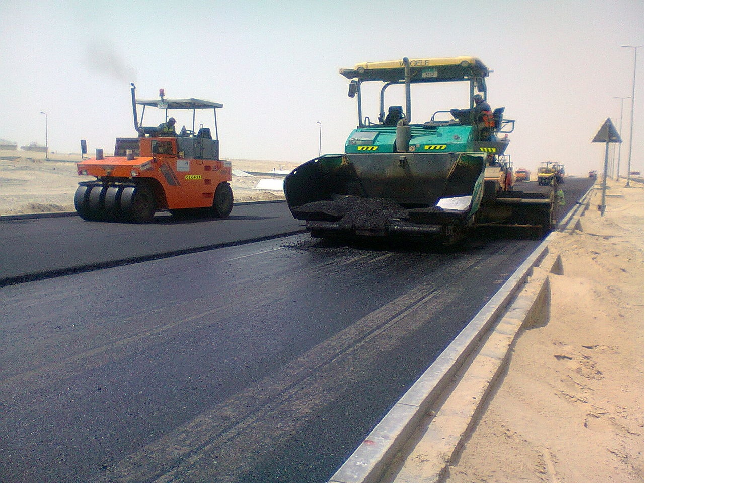 Construção de estradas na Nigéria