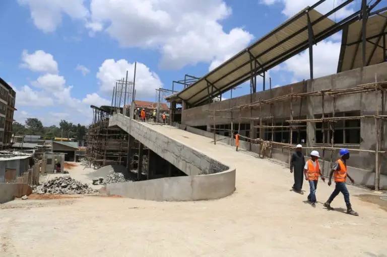 Construction of new Karandini Mordern Market in Nairobi almost complete