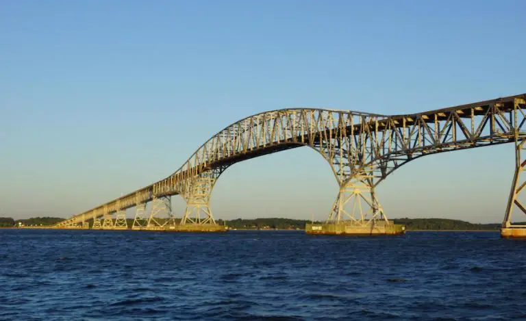 Construction d'un pont de 463 millions de dollars dans le Maryland, aux États-Unis.