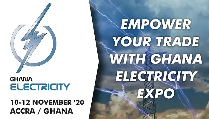 Ghana Electricity Expo: 10th - 12th November, 2020