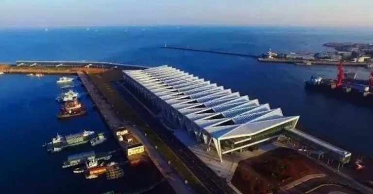 Área do Terminal Internacional de Cruzeiros de Qingdao