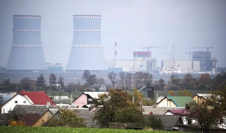 Der zweite Kernkraftwerksreaktor in Weißrussland soll bis 2022 fertiggestellt sein.
