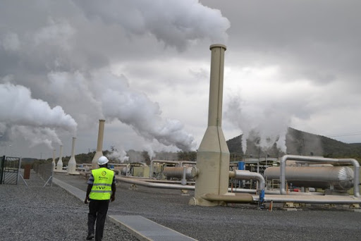 Geothermisches Kraftwerk Olkaria