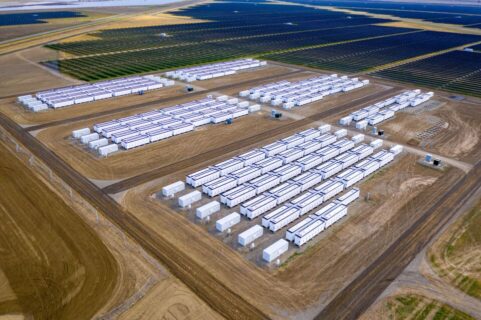 The Slate Solar and Storage Project in Kings County, California