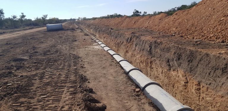 Rocla поставляет 19 км труб из полиэтилена высокой плотности для водоочистных сооружений в Полокване