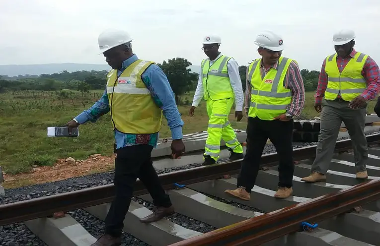 Work on Tema-Mpakadan railway project approximately 80% complete