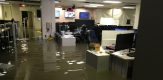 flooded office