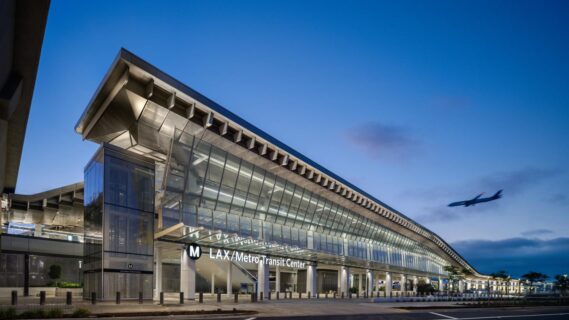 Inside the $898 Million Light Rail Station at Los Angeles International Airport