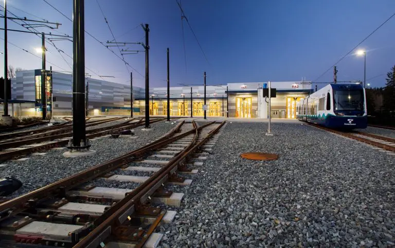 Construction for Sound Transit?s new light rail base in Seattle area completed