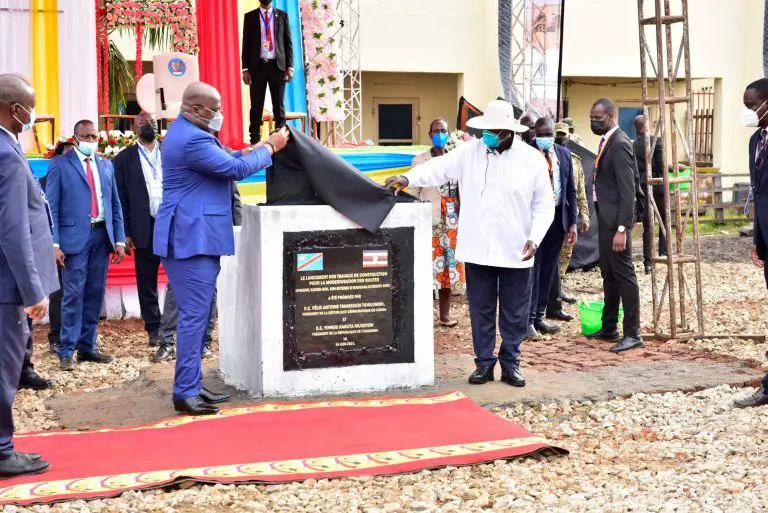 Construction of 223km roads linking Uganda to DRC launched