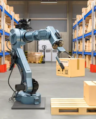 robot d'entrepôt