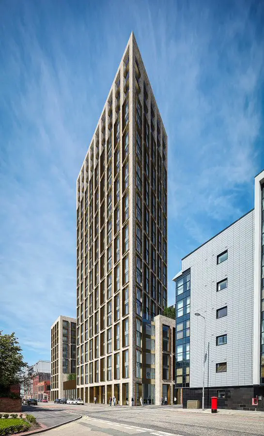 Últimas actualizaciones sobre la construcción de Pall Mall Twin Residential Blocks en Liverpool, Reino Unido