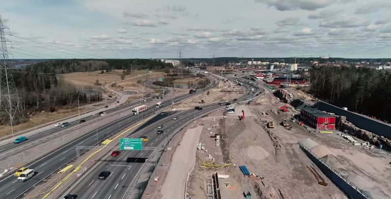 Faits et chronologie du méga-projet E4 Bypass de Stockholm.