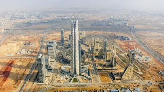 Iconic Tower, the tallest building in Africa