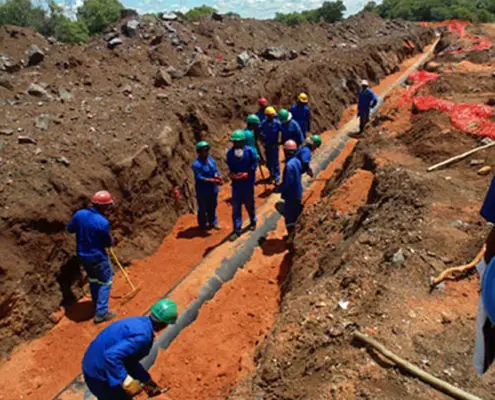 Модернизация инфраструктуры водоснабжения и санитарии муниципалитета eThekwini